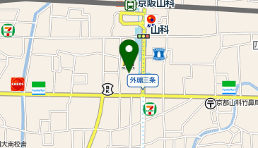 【8/28オープン】ハンバーグつむぐ亭 京都山科店の地図画像