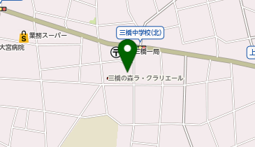 三橋の森カフェボスケの地図画像