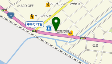 室感食堂の地図画像