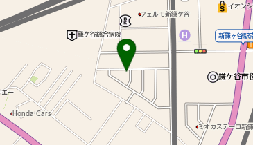 【9/10オープン】ロイヤルホスト ekubo新鎌ケ谷店の地図画像