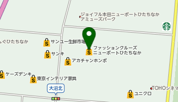 【9/18オープン】PALEMO STORE(パレモ ストア) ファッションクルーズ ニューポートひたちなか店の地図画像