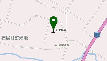 花巻市営石沢墓園の地図画像