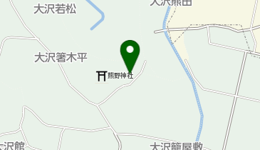 大沢公葬地の地図画像