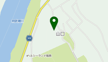 福島市営新山霊園の地図画像