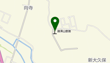 白河市営羅漢山霊園の地図画像