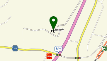 光恩寺の地図画像