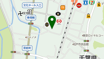 松戸市パスポートセンターの地図画像