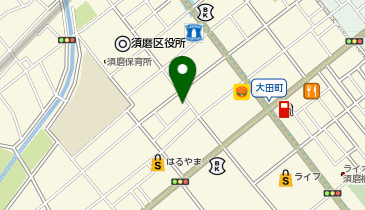和食堂 まるさの地図画像