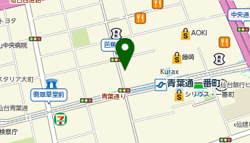 【9/11オープン】YOGI 仙台店の地図画像