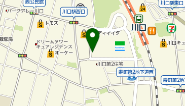 川口市立美術館の地図画像