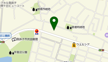 和食処とんでん 我孫子手賀沼店の地図画像
