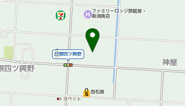 Honda Cars 新潟県央 白根店の地図画像