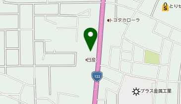 住友ナコフォークリフト株式会社 北関東営業所の地図画像