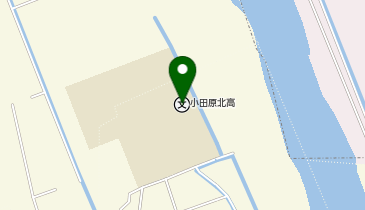 神奈川県立小田原北高等学校の地図画像