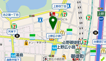 【10/15オープン】エステティック ミス・パリ 上野店の地図画像