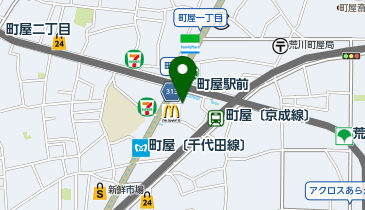 【10/21オープン】わくわく広場 町屋駅前店の地図画像