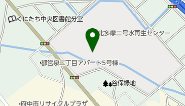 流域下水道処理場広場の地図画像
