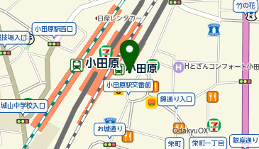 Zoff(ゾフ) 小田原ラスカ店の地図画像