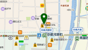 【9/19オープン】サマンサベガ 河原町OPA店の地図画像