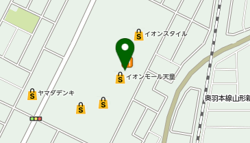 【9/19オープン】エアウィーヴ イオンスタイル天童店の地図画像