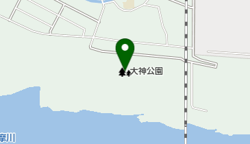大神公園の地図画像