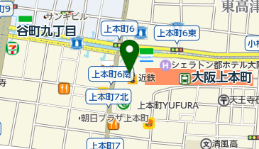 Beauty Face GRANDE(ビューティー フェイス グランデ) 上本町店の地図画像