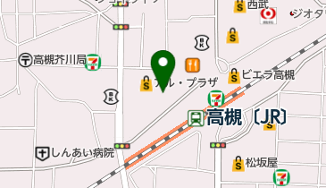 Beauty Face(ビューティーフ ェイス)プレミアム アルプラザ高槻店の地図画像