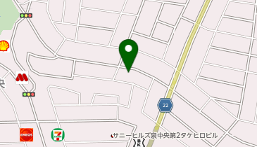 ナポリの窯 泉中央店の地図画像