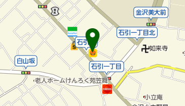 ナポリの窯 金沢小立野店の地図画像