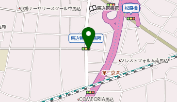 ナポリの窯 馬込店の地図画像