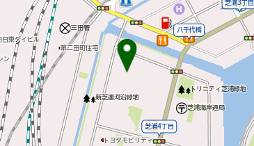 ポピンズナーサリースクール芝浦の地図画像