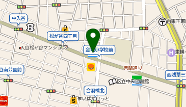 ライフサポートゆらりん上野保育園の地図画像