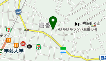モンテッソーリ学芸大学子どもの家の地図画像