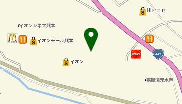 熊本銀行 イオンモール熊本店の地図画像
