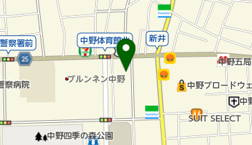 コンビプラザ中野保育園の地図画像