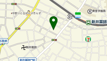小学館アカデミー あらいやくし保育園の地図画像