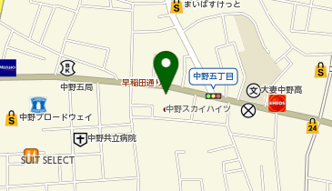 ピノキオ幼児舎中野園の地図画像