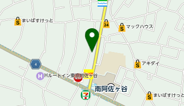 ゆらりんMOMOの家保育園の地図画像