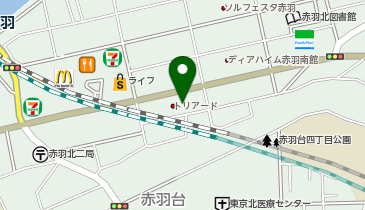 ぽけっとランド北赤羽の地図画像