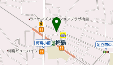 エーワン梅島駅前保育園の地図画像