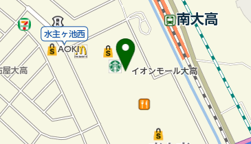 こども写真城 スタジオアリス イオンモール大高店の地図画像