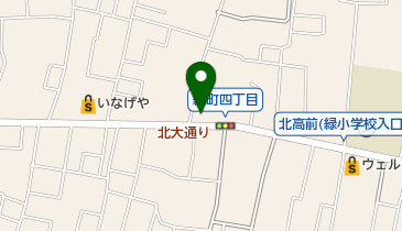 小金井北プチ・クレイシュの地図画像