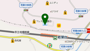 ラフ・クルー若葉台保育園の地図画像