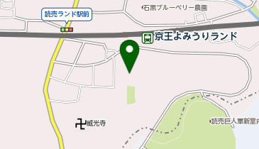 京王キッズプラッツよみうりランドの地図画像