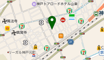Liebe Premium(リーベ プレミアム) 三宮店の地図画像
