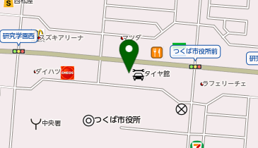 ユニバーサルホーム 研究学園店の地図画像