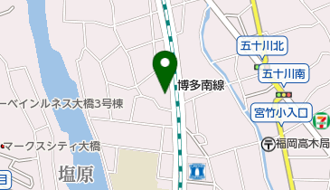 コインランドリー てるてるぼうず高木店の地図画像