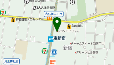 ネッツトヨタ東京株式会社 新宿店の地図画像