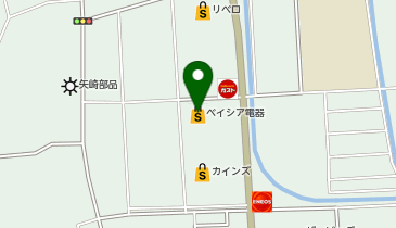 ベイシア電器 大東店の地図画像