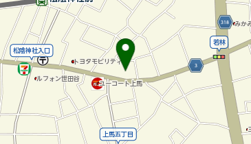 ネッツトヨタ東京株式会社 HUB PORT(ハブポート)若林店の地図画像